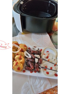 【簡單上手】炸雞塊&小香腸 - 氣炸鍋料理 的食譜成品照片