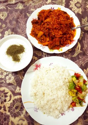 عکسی از دستور قیمه خواهر پز
