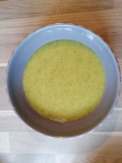 Une photo de Velouté courgette Curry