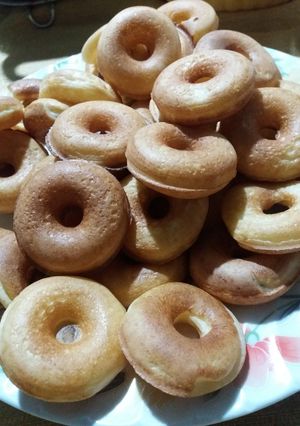 Una foto de Donuts mini 💗💗💗💗💗 casi waffles 😏😏😏😏