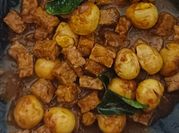Gambar semur tempe telur santan