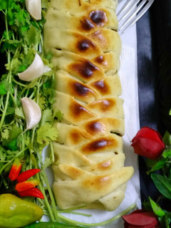 A picture of Beef mayo bread.