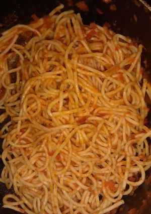 صورة لوصفة المعكرونه الخطيره 😋 السهل الممتنع 😋😘