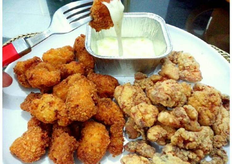 Resep chicken popcorn mozarela yang Bisa Manjain Lidah