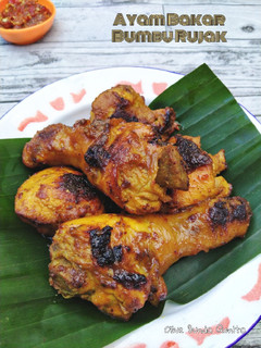 Foto resep Ayam bakar bumbu rujak #BikinRamadanBerkesan