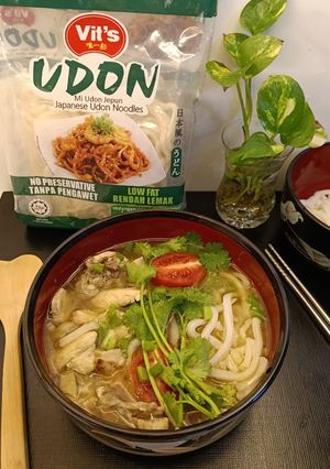Gambar Udon Sup Ayam 🇯🇵