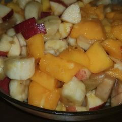 Fruit cocktail 🥘 A picture of Fruit cocktail 🥘.