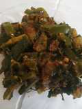 Methi bhindi ki sabji