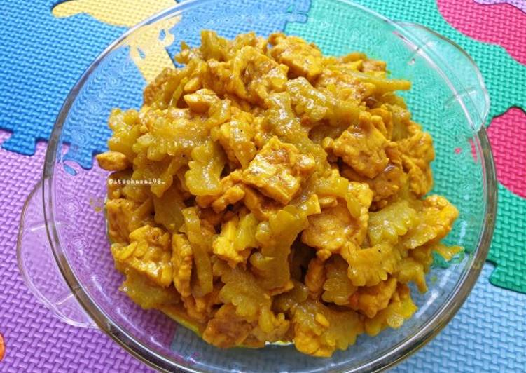 Tumis Pare Tempe Bumbu Kuning