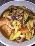 Cumi Baso Salmon Teriyaki