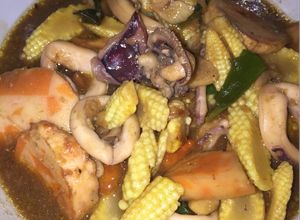 Foto resep Cumi Baso Salmon Teriyaki