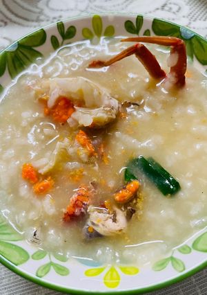 紅蟳粥 的食譜成品照片