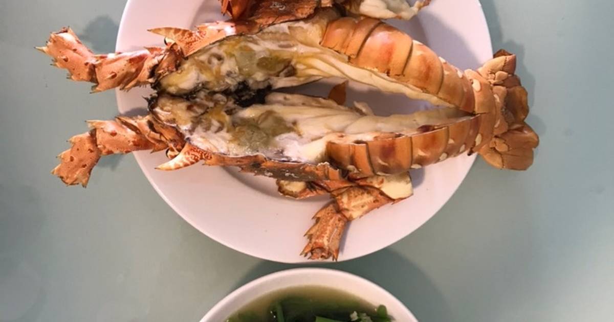 Cách Làm Món Tôm hùm nướng mọi và cháo tôm hùm của vu hong cuong - Cookpad