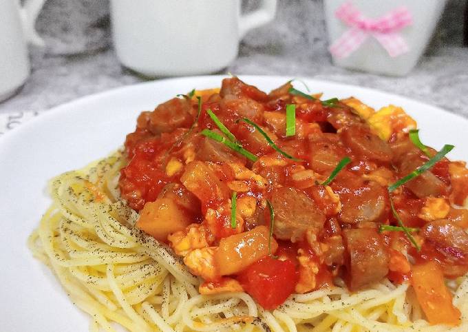 Spaghetti Saus BBQ