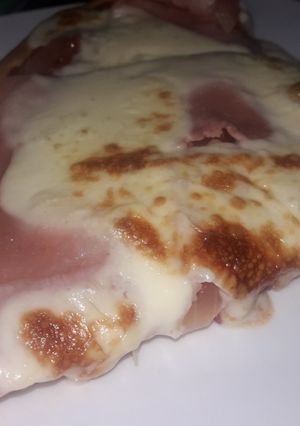 Una foto de Pizza casera