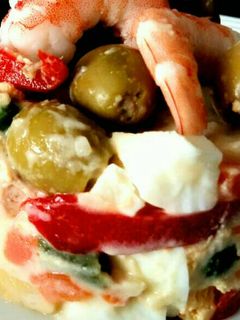 Una foto de Ensaladilla rusa no tan rusa