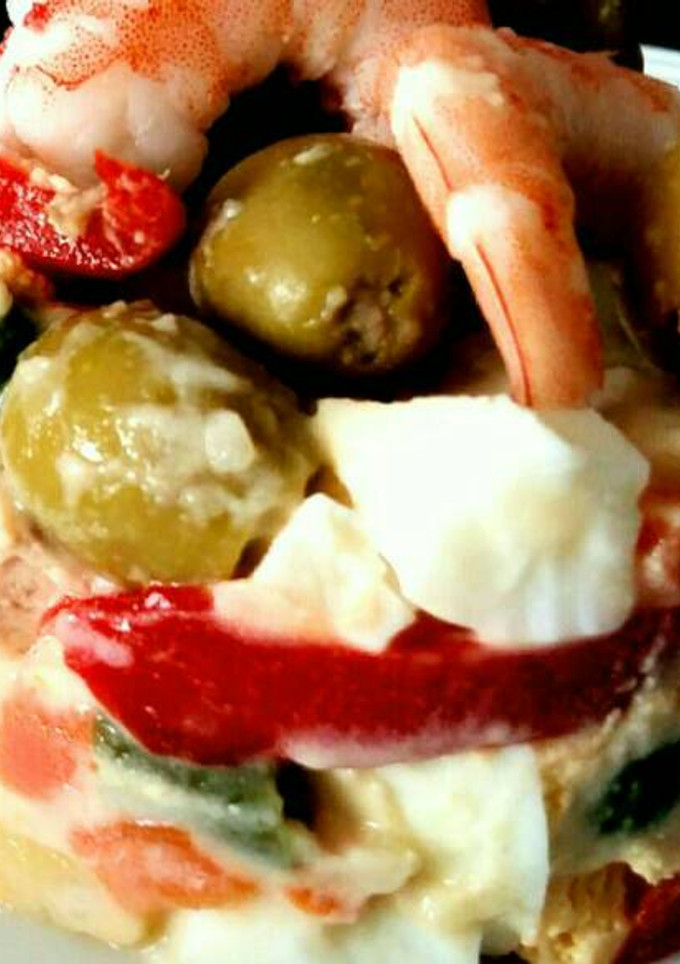 Una foto de Ensaladilla rusa no tan rusa
