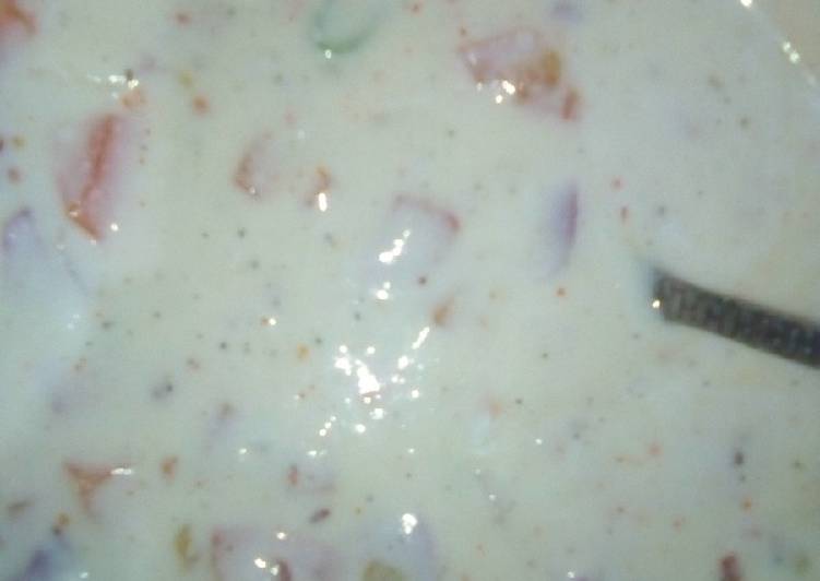 Recipe of Any-night-of-the-week Salad raita home made style