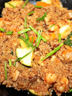 Foto de Quinoa com camarão