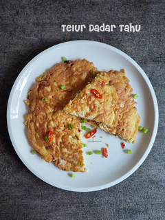 Foto resep Telur dadar tahu