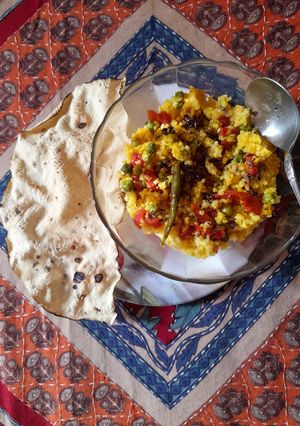A picture of Barnyard Millet Khichri.