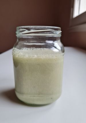 Una foto de Licuado de té matcha 🍵