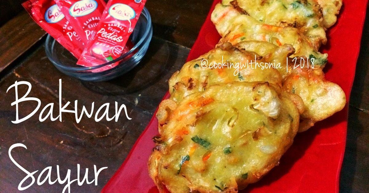 7. Bakwan Sayur (buat menu buka puasa)