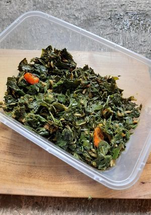 Foto resep Tumis Daun Singkong Teri