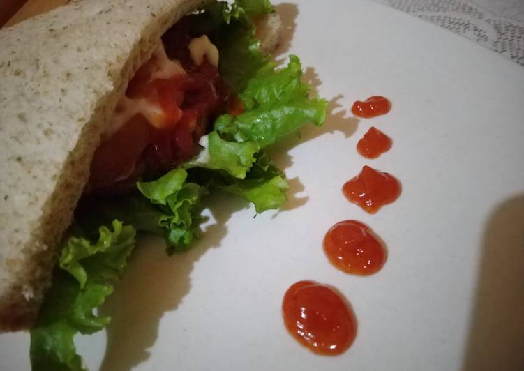 Sandwich Spesial "Roti Tawar Gandum"