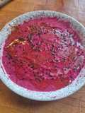 Hummus de remolacha