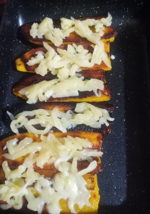 Foto resep Pisang Bakar Mozzarella
