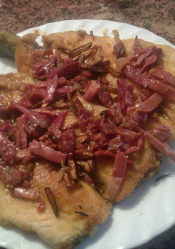 Una foto de Truchas con jamón