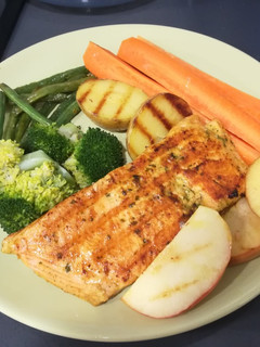 Una foto de Salmón a la plancha, saludable