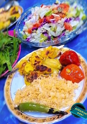 عکسی از دستور جوجه کباب سه سوته