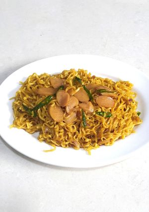 Foto resep Mie Keriting Cabai Hijau