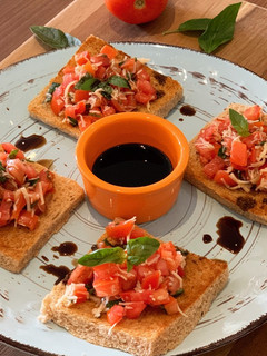 Una foto de Bruschetta