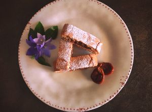 Foto di Biscotti di pastafrolla con fichi al rum e cioccolato