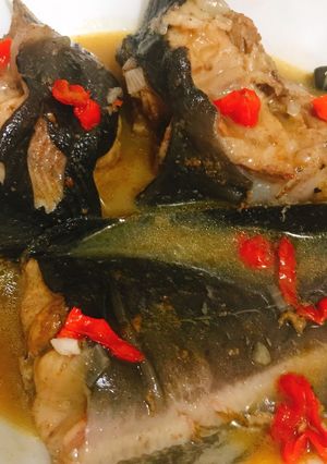 A picture of Catfish peppersoup.