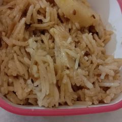 A picture of Potato zeera Rice.