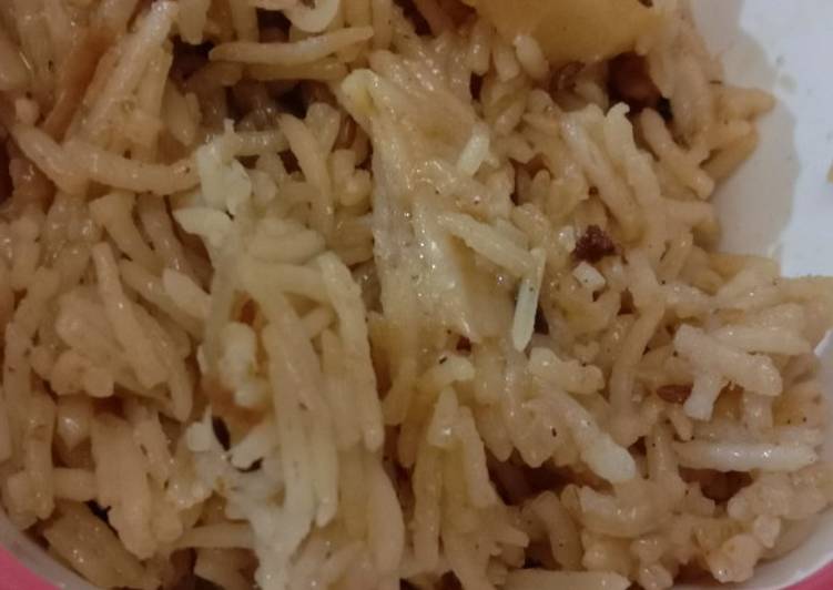 Potato zeera Rice