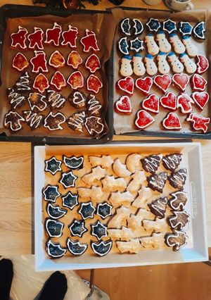 Mézeskalács fény és íróka recept fotója