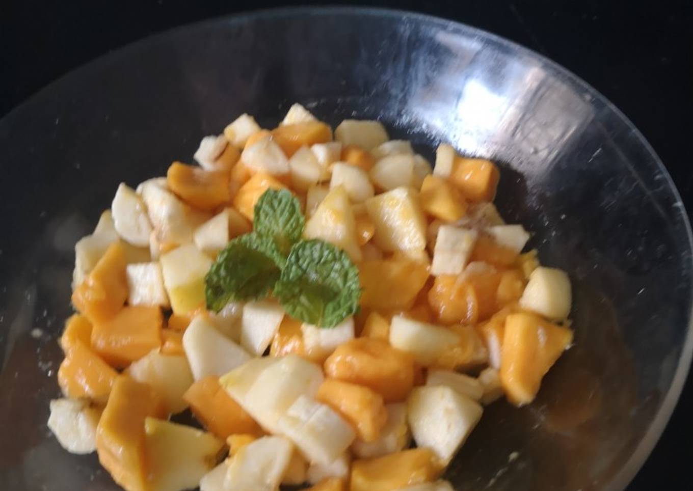 Mango fruit chat. 🥭🍎🍑