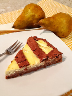 Foto di Crostata Cacao Ricotta e Pere