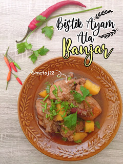 Foto resep Bistik Ayam ala Banjar