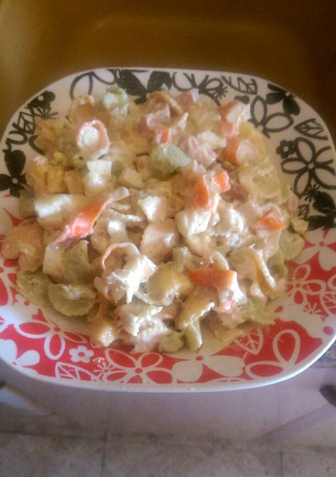 Una foto de Ensalada de verano de pasta tricolor
