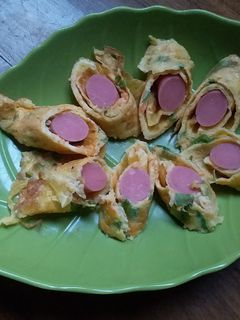 Foto resep Telur Dadar Gulung Sosis