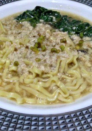 Foto resep Mie Kangkung Simpel