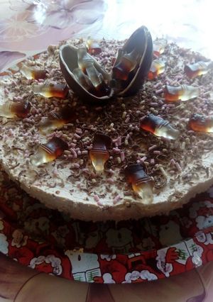 Sütőtökös "sajttorta" sütés nélkül, pillanatok alatt recept fotója