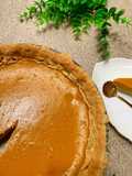 Halloween pumpkin pie