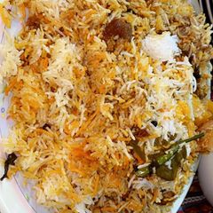 A picture of Beef biryani.